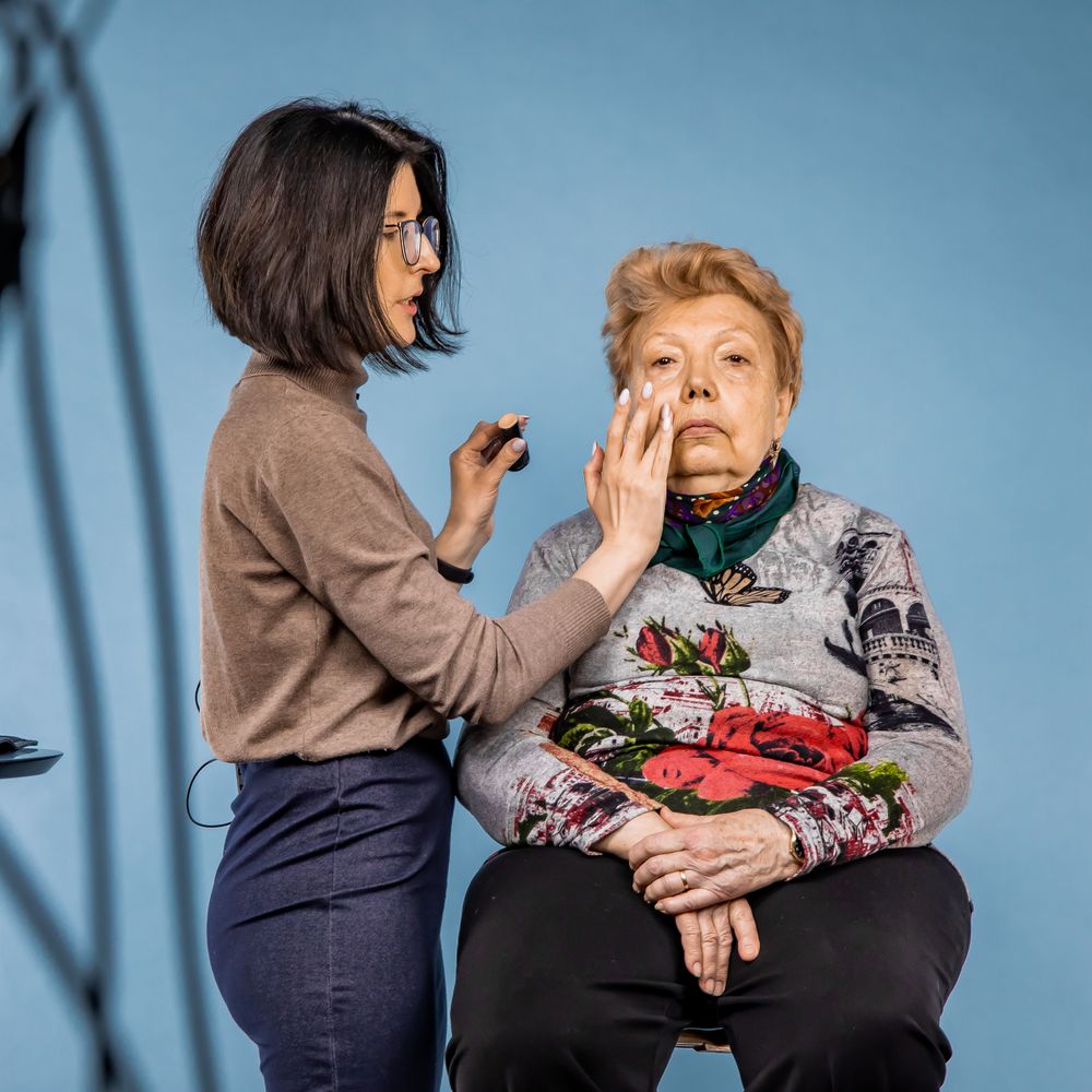 'The "Self-Love Club" for Elderly and Volunteers' poster